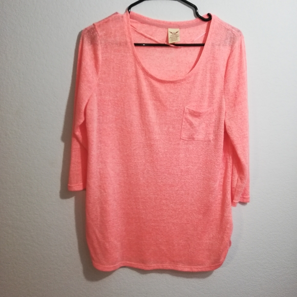 Faded Glory distressed long sleeve top size M - Picture 1 of 4